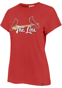 47 St Louis Cardinals Womens Red City Connect Short Sleeve T-Shirt