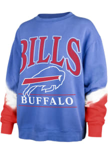 47 Buffalo Bills Womens Blue Boyfriend Crew Sweatshirt