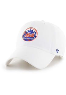 47 New York Mets Clean Up Adjustable Hat - White