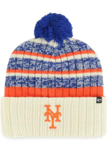 47 New York Mets White Tavern Cuff Mens Knit Hat