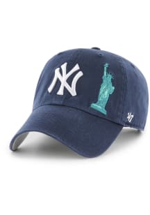 47 New York Yankees City Icon Clean Up Adjustable Hat - Navy Blue