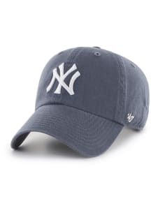 47 New York Yankees Vintage Navy Heritage Clean Up Adjustable Hat - Navy Blue