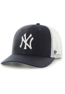 47 New York Yankees 2T Trucker Adjustable Hat - Navy Blue