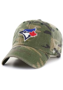 47 Toronto Blue Jays Camo Clean Up Adjustable Hat - Green