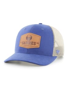 47 Buffalo Sabres Vintage Royal Rawhide Trucker Adjustable Hat - Blue