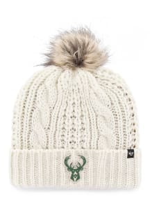 47 Milwaukee Bucks White Meeko Cuff Womens Knit Hat