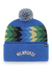 47 Milwaukee Bucks Blue NBA City Cuff Mens Knit Hat