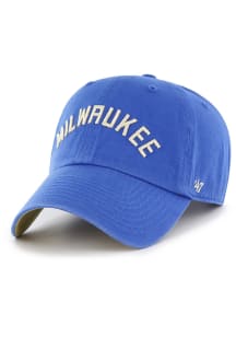 47 Milwaukee Bucks NBA Clean Up Adjustable Hat - Blue