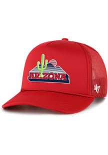 47 Arizona Wildcats Foam Front Trucker Adjustable Hat - Red