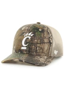 47 Brown Cincinnati Bearcats REALTREE 47 TRUCKER Adjustable Hat