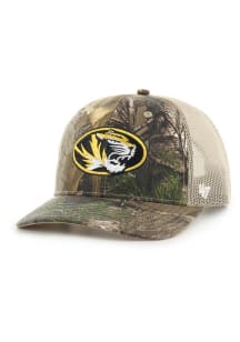 47 Missouri Tigers REALTREE 47 TRUCKER Adjustable Hat - Brown