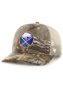 47 Buffalo Sabres REALTREE 47 TRUCKER Adjustable Hat - Brown
