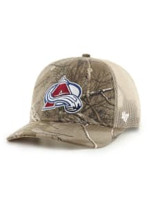 47 Colorado Avalanche REALTREE 47 TRUCKER Adjustable Hat - Brown