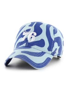 47 Philadelphia 76ers Blue Freeform Clean Up Womens Adjustable Hat
