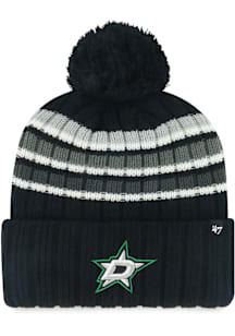 47 Dallas Stars Black Radiant Stripe Cuff Womens Knit Hat
