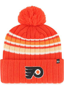 47 Philadelphia Flyers Orange Radiant Stripe Cuff Womens Knit Hat