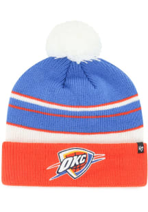 47 Oklahoma City Thunder Blue Peewee Cuff Youth Knit Hat