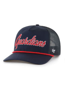 47 Cleveland Guardians OVERHAND MESH 47 HITCH Adjustable Hat - Navy Blue