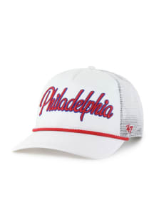 47 Philadelphia Phillies OVERHAND MESH 47 HITCH Adjustable Hat - White