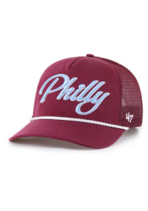 47 Philadelphia Phillies OVERHAND MESH 47 HITCH Adjustable Hat - Cardinal