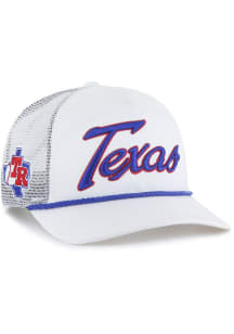 47 Texas Rangers OVERHAND MESH 47 HITCH Adjustable Hat - White