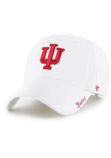 Indiana Hoosiers 47 Miata Clean Up Style Womens Adjustable Hat - White