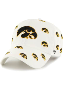 Iowa Hawkeyes 47 Confetti Clean Up Womens Adjustable Hat - Black