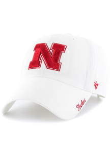 Nebraska Cornhuskers 47 Miata Clean Up Womens Adjustable Hat - White