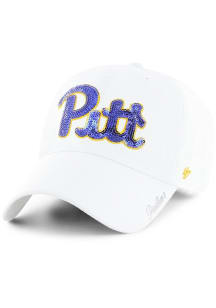 47 Pitt Panthers White Sparkle Womens Adjustable Hat