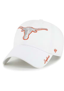 47 Texas Longhorns White Sparkle Womens Adjustable Hat