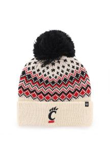 Cincinnati Bearcats 47 Elsa Cuff Womens Knit Hat - White