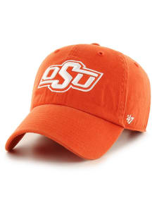 47 Oklahoma State Cowboys Orange Clean Up Youth Youth Adjustable Hat