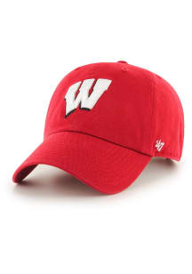 Wisconsin Badgers 47 Clean Up Infant Baby Adjustable Hat - Red