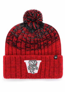 Wisconsin Badgers 47 Cascade Cuff Youth Youth Knit Hat - Red