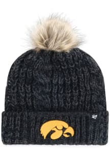 Iowa Hawkeyes 47 Meeko Cuff Womens Knit Hat - Black