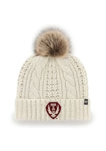 47 Temple Owls White Meeko Cuff Womens Knit Hat