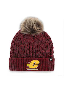 47 Central Michigan Chippewas Maroon Meeko Cuff Womens Knit Hat