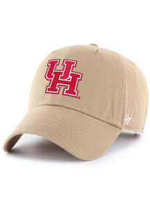 47 Houston Cougars Clean Up Adjustable Hat - Khaki