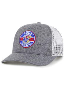 47 Kansas Jayhawks Hash Mark Trucker Adjustable Hat - Charcoal