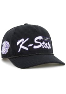 47 K-State Wildcats Double Header Corduroy Hitch Adjustable Hat - Purple