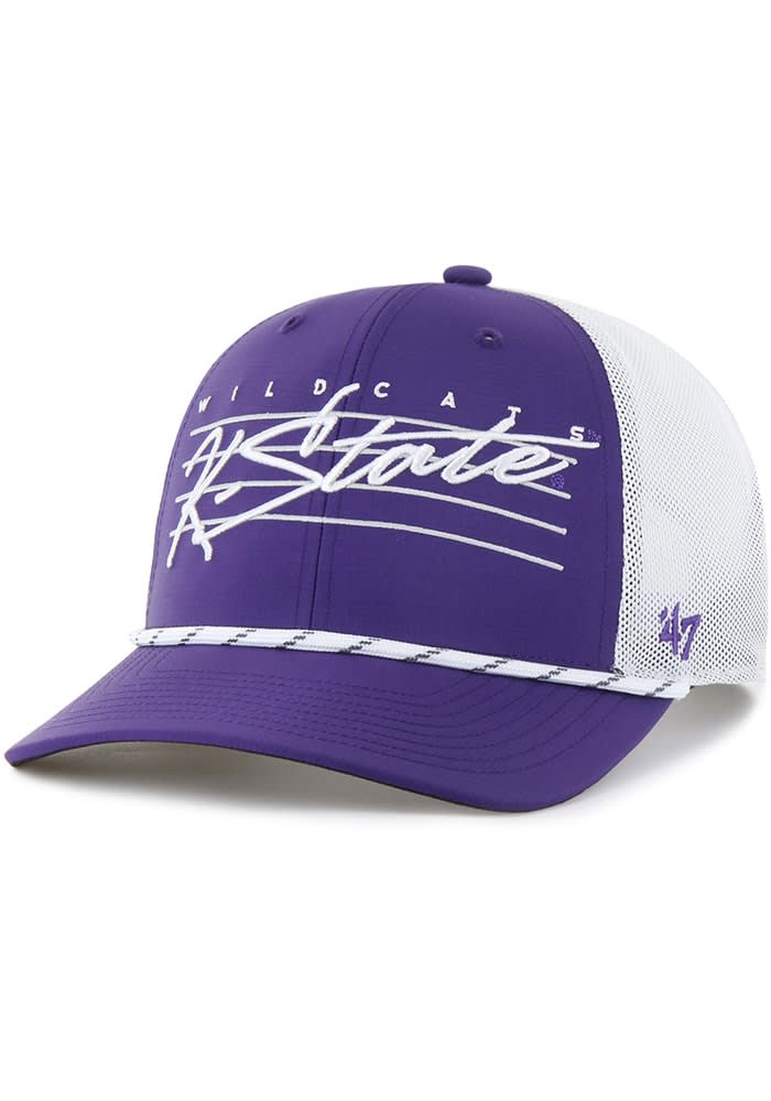 47 PURPLE K-State Wildcats Downburst Trucker Adjustable Hat