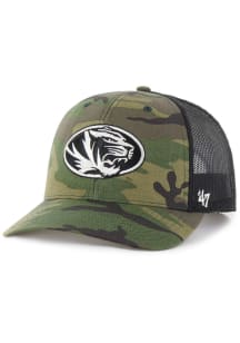47 Missouri Tigers Camo Trucker Adjustable Hat - Green