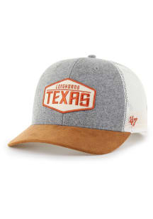 47 Texas Longhorns Drover Trucker Adjustable Hat - Grey