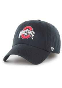 47 Ohio State Buckeyes Mens Black Classic Franchise Design Fitted Hat