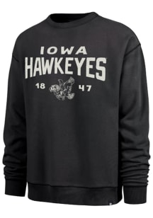 Mens Iowa Hawkeyes Black 47 Windsor River Fashion Sweatshirt