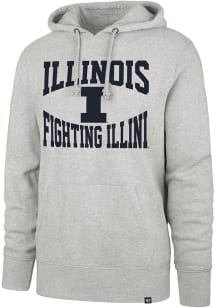 Mens Illinois Fighting Illini Grey 47 Outspan Headline Hooded Sweatshirt