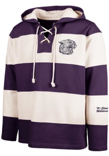 Mens K-State Wildcats Purple 47 Flex Fair Catch Long Sleeve Fashion Hood