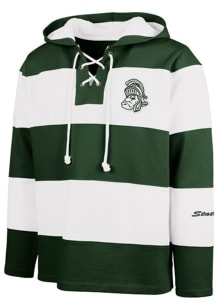 Mens Michigan State Spartans Green 47 Flex Fair Catch Long Sleeve Fashion Hood