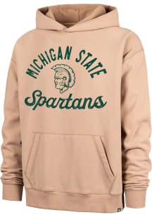 Mens Michigan State Spartans Tan 47 Bowline River Long Sleeve Fashion Hood