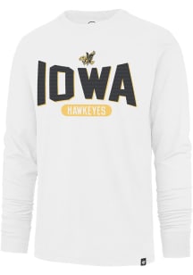 47 Iowa Hawkeyes White Outstretch Franklin Long Sleeve Fashion T Shirt